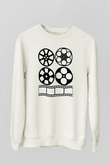 Yönetmen Beyaz Unisex Sweatshirt