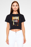 Young Guns Siyah   Crop Top Tişört