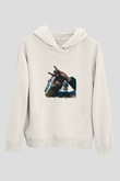 Young Thug Baskılı Unisex Beyaz Kapüşonlu Sweatshirt