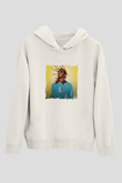 Young Thug Baskılı Unisex Beyaz Kapüşonlu Sweatshirt