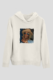 Young Thug Baskılı Unisex Beyaz Kapüşonlu Sweatshirt