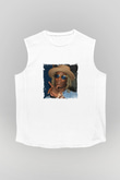 Young Thug Baskılı Unisex Beyaz Kolsuz Tişört