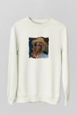 Young Thug Baskılı Unisex Beyaz Sweatshirt