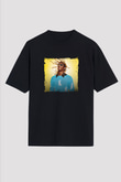 Young Thug Baskılı Unisex Oversize Siyah Tişört