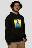 Young Thug Baskılı Unisex Siyah Hoodie