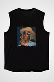 Young Thug Baskılı Unisex Siyah Kolsuz Tişört