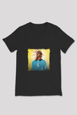 Young Thug Baskılı Unisex Siyah V Yaka Tişört