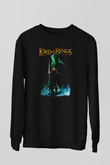 Yüzüklerin Efendisi Siyah Unisex  Sweatshirt