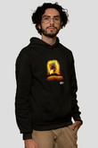 Zedd Baskılı Unisex Siyah Hoodie