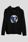 Zedd Baskılı Unisex Siyah Hoodie