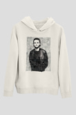 Zedd Beyaz Unisex Kapüşonlu Sweatshirt