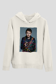 Zedd Beyaz Unisex Kapüşonlu Sweatshirt
