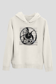 Zedd Beyaz Unisex Kapüşonlu Sweatshirt