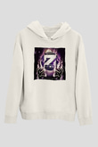 Zedd Beyaz Unisex Kapüşonlu Sweatshirt