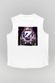 Zedd Beyaz Unisex Kolsuz Tişört