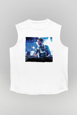 Zedd Beyaz Unisex Kolsuz Tişört