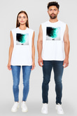 Zedd Beyaz Unisex Kolsuz Tişört