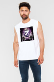 Zedd Beyaz Unisex Kolsuz Tişört