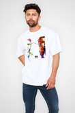Zedd Beyaz Unisex Oversize Tişört T-Shirt