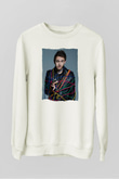 Zedd Beyaz Unisex Sweatshirt