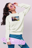 Zedd Beyaz Unisex Sweatshirt