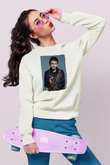 Zedd Beyaz Unisex Sweatshirt