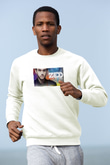 Zedd Beyaz Unisex Sweatshirt