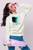 Zedd Beyaz Unisex Sweatshirt