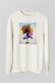 Zedd Beyaz Unisex Sweatshirt