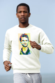 Zedd Beyaz Unisex Sweatshirt