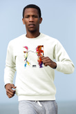 Zedd Beyaz Unisex Sweatshirt