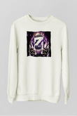 Zedd Beyaz Unisex Sweatshirt