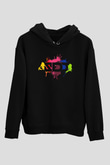 Zedd Siyah Unisex Hoodie