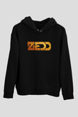 Zedd Siyah Unisex Kapüşonlu Sweatshirt