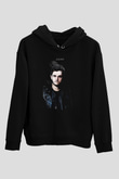 Zedd Siyah Unisex Kapüşonlu Sweatshirt