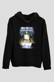 Zedd Siyah Unisex Kapüşonlu Sweatshirt