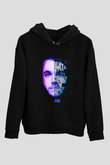 Zedd Siyah Unisex Kapüşonlu Sweatshirt