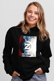Zedd Siyah Unisex Kapüşonlu Sweatshirt