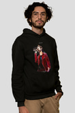 Zedd Siyah Unisex Kapüşonlu Sweatshirt