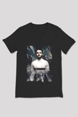 Zedd Siyah Unisex V Yaka Tişört