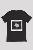 Zedd Siyah Unisex V Yaka Tişört T-Shirt