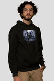 Zero Wing Siyah Unisex Hoodie