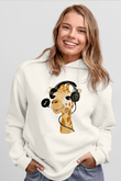 ZürafaBeyaz  Unisex Hoodie
