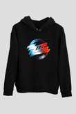 ZZ Top Siyah Unisex Hoodie