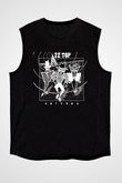 ZZ Top Siyah Unisex Kolsuz Tişört