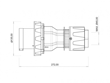 Bemis BC1-6504-7011 4x125A Pilotsuz Düz Fiş 3P+E 380V 50-60Hz 6H IP67