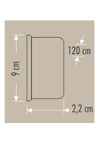 Cata CT-2479 100w Kristal Yatay Led Bant Armatür 120 Cm 6400K Beyaz