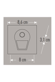 Cata CT-5170B 1w Sensörlü Fotoselli Koridor Armatürü 6400K Beyaz