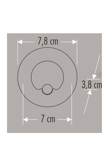 Cata CT-5174G 1,5w Yuvarlak Radar Sensörlü Koridor Armatürü 3200K Günışığı