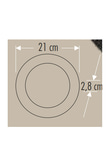Cata CT-5238B 30w Siyah Kasa Sıva Üstü Yuvarlak Led Panel 6400K Beyaz